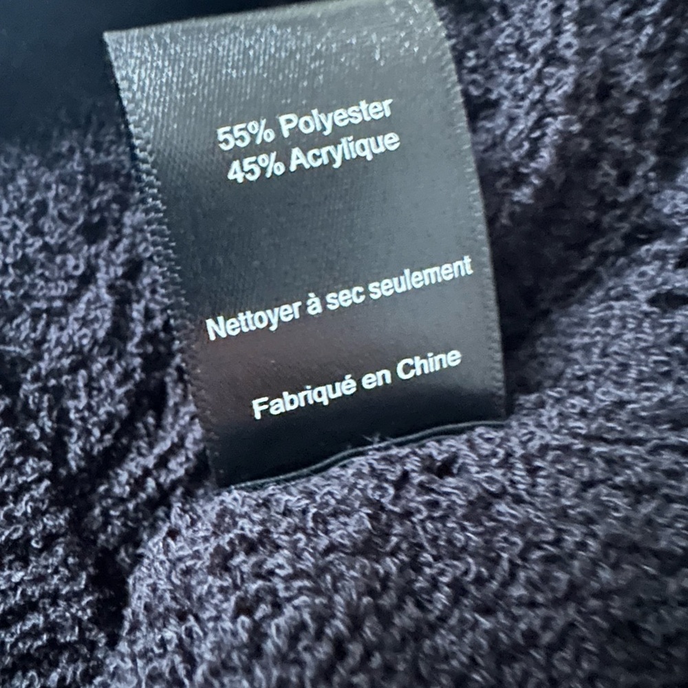 ASTR the Label Black Faux Wrap Pointelle Knit Sweater - Picture 11 of 16